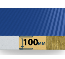 Стеновые сэндвич-панели толщина 100 мм