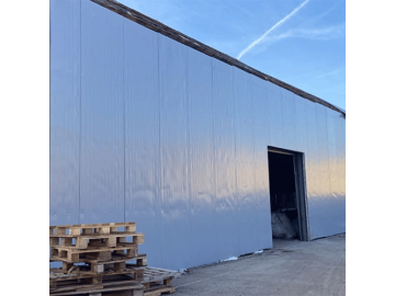 Стеновые сэндвич панели RAL7035