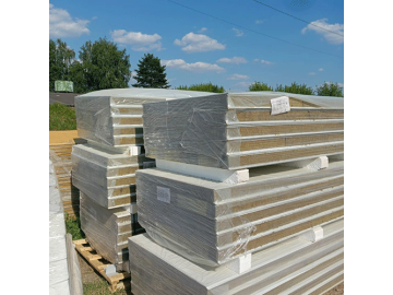 Сэндвич панели с минеральной ватой