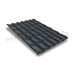 Металлочерепица классик 0,5 Rooftop Matte RAL 7016 антрацитово-серый