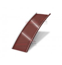 Арочный фальц гладкий 550-0,5 Satin RAL 3009