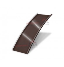Арочный фальц гладкий 550-0,5 GreenCoat Pural RR 887