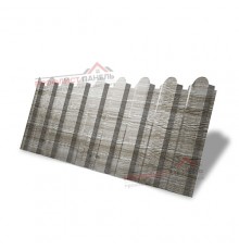 Профнастил фигурный С20 - 0,45 Окрас - В, Print Elite с пленкой Nordic Wood