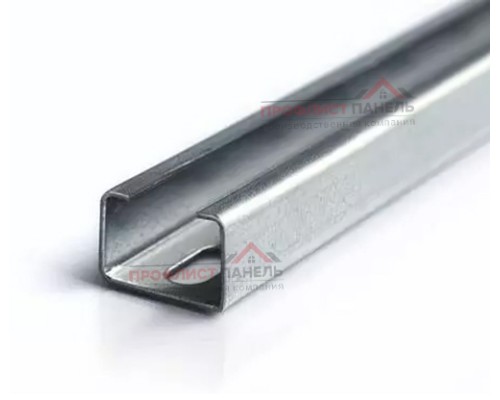 С-профиль перфорированный К108 2,5-40x20x2000 мм, из нержавеющей стали