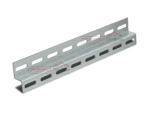 Z-профиль перфорированный К239 2,0-97x40x2000 мм, оцинкованный