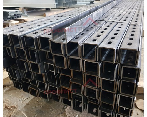 П-профиль перфорированный К240 2,0-60x32x2000 мм, оцинкованный