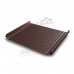 Кликфальц Pro Gofr 0,5 Quarzit с пленкой на замках RAL 8017 шоколад