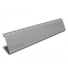 Линеарная панель-открытый волна-24хС/20 профилированная RAL 9006
