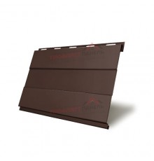 Вертикаль 0,2 prof 0,5 Quarzit с пленкой RAL8017 шоколад