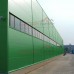 Акустическая стеновая сэндвич-панель из минеральной ваты, ширина 1200 мм, толщина 200 мм, 0.5/0.5, RAL6002