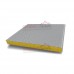 Акустическая стеновая сэндвич-панель из минеральной ваты, ширина 1000 мм, толщина 60 мм, 0.5/0.5, RAL7004