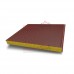 Акустическая стеновая сэндвич-панель из минеральной ваты, ширина 1000 мм, толщина 200 мм, 0.5/0.5, RAL3009