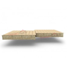 Двухслойные сэндвич-панели из минеральной ваты, ширина 1200 мм, толщина 30 мм, 0.5, RAL1014