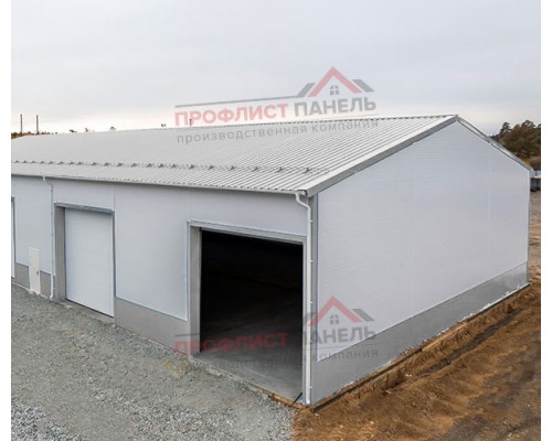 Кровельные сэндвич-панели из пенополиизоцианурата, ширина 1200 мм, толщина 20 мм, 0.5/0.5, RAL7047