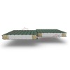 Стеновые сэндвич-панели комбинированные (мин. вата и ППС), ширина 1000 мм, толщина 50 мм, 0.5/0.5, RAL6005