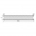 Стеновые сэндвич-панели из пенополиизоцианурата, ширина 1200 мм, толщина 30 мм, 0.5/0.5, RAL9002