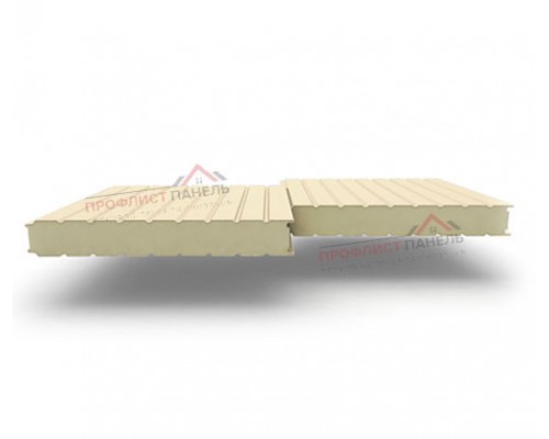 Стеновые сэндвич-панели из пенополиизоцианурата, ширина 1000 мм, толщина 150 мм, 0.5/0.5, RAL1015