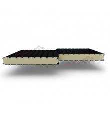 Стеновые сэндвич панели с пир 40 ral 9005 черный