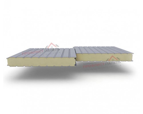 Стеновые сэндвич-панели из пенополиизоцианурата, ширина 1160 мм, толщина 50 мм, 0.5/0.5, RAL9006