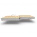 Стеновые сэндвич-панели из пенополистирола, ширина 1000 мм, толщина 250 мм, 0.5/0.5, RAL1014