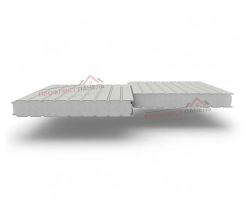 Стеновые сэндвич-панели из пенополистирола, ширина 1200 мм, толщина 150 мм, 0.5/0.5, RAL7035