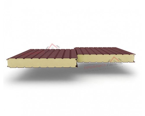 Стеновые сэндвич-панели из пенополиуретана, ширина 1200 мм, толщина 60 мм, 0.5/0.5, RAL 3009