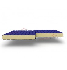 Стеновые сэндвич-панели из пенополиуретана, ширина 1000 мм, толщина 150 мм, 0.5/0.5, RAL5002