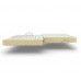 Стеновые сэндвич-панели из пенополиуретана, ширина 1160 мм, толщина 150 мм, 0.5/0.5, RAL9002