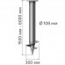 Винтовая свая 108 мм стандартная длина: 1500 мм