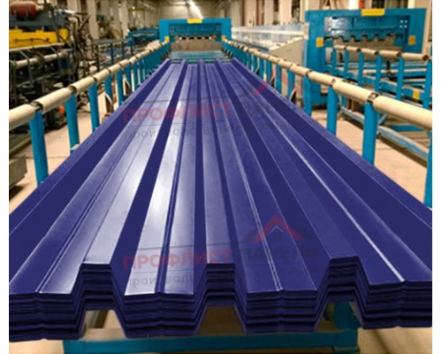 Профнастил Н57-750-0.5 Полиэстер RAL5002 Профнастил Н57-750-0.5 Полиэстер RAL5002