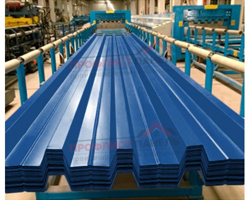 Профнастил Н57-750-0.5 Полиэстер RAL5005 Профнастил Н57-750-0.5 Полиэстер RAL5005