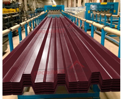 Профнастил Н57-750-0.7 Полиэстер RAL3005 Профнастил Н57-750-0.7 Полиэстер RAL3005