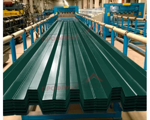 Профнастил Н57-750-0.5 Полиэстер RAL6005 Профнастил Н57-750-0.5 Полиэстер RAL6005