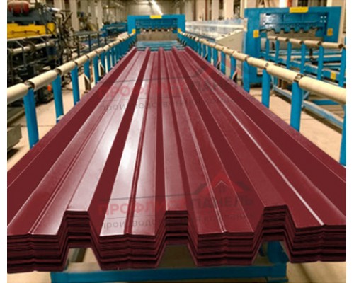 Профнастил Н57-750-0.5 Norman RAL3011 Профнастил Н57-750-0.5 Norman RAL3011