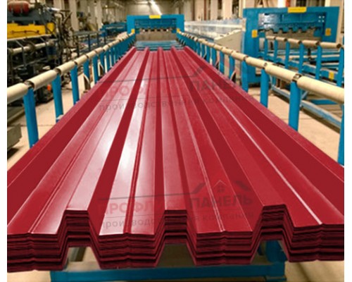 Профнастил Н57-750-0.5 Полиэстер RAL3020 Профнастил Н57-750-0.5 Полиэстер RAL3020