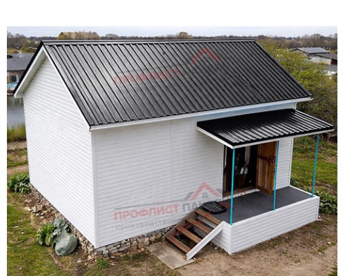 Профнастил НС44-1000-0.45 Viking RAL9005