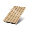 Профилированный лист НС35х1000-0.5 ECOSTEEL Сосна Профилированный лист НС35х1000-0.5 ECOSTEEL Сосна