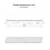 Профнастил C21-1000-0.5 Пластизол RAL7038