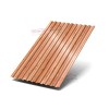 Профилированный лист C21х1000-0.5 ECOSTEEL-T Кедр