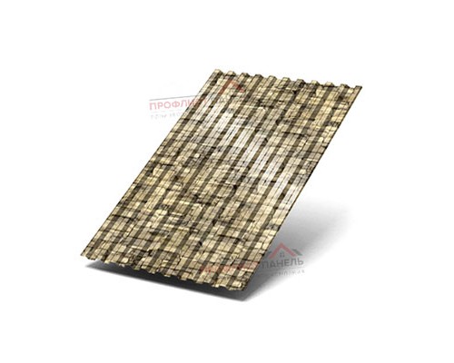 Профилированный лист C21х1000-0.5 ECOSTEEL Песчаник