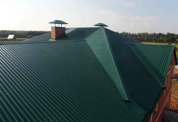 Монтаж профнастила Н57