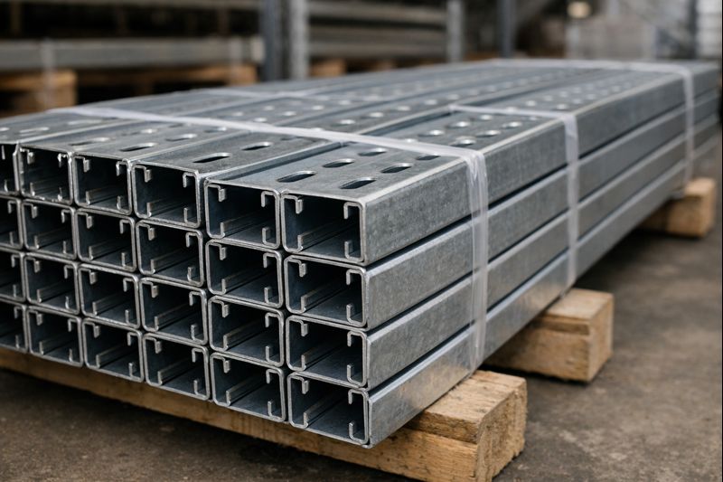 Применение C-профиля перфорированного — пример объекта