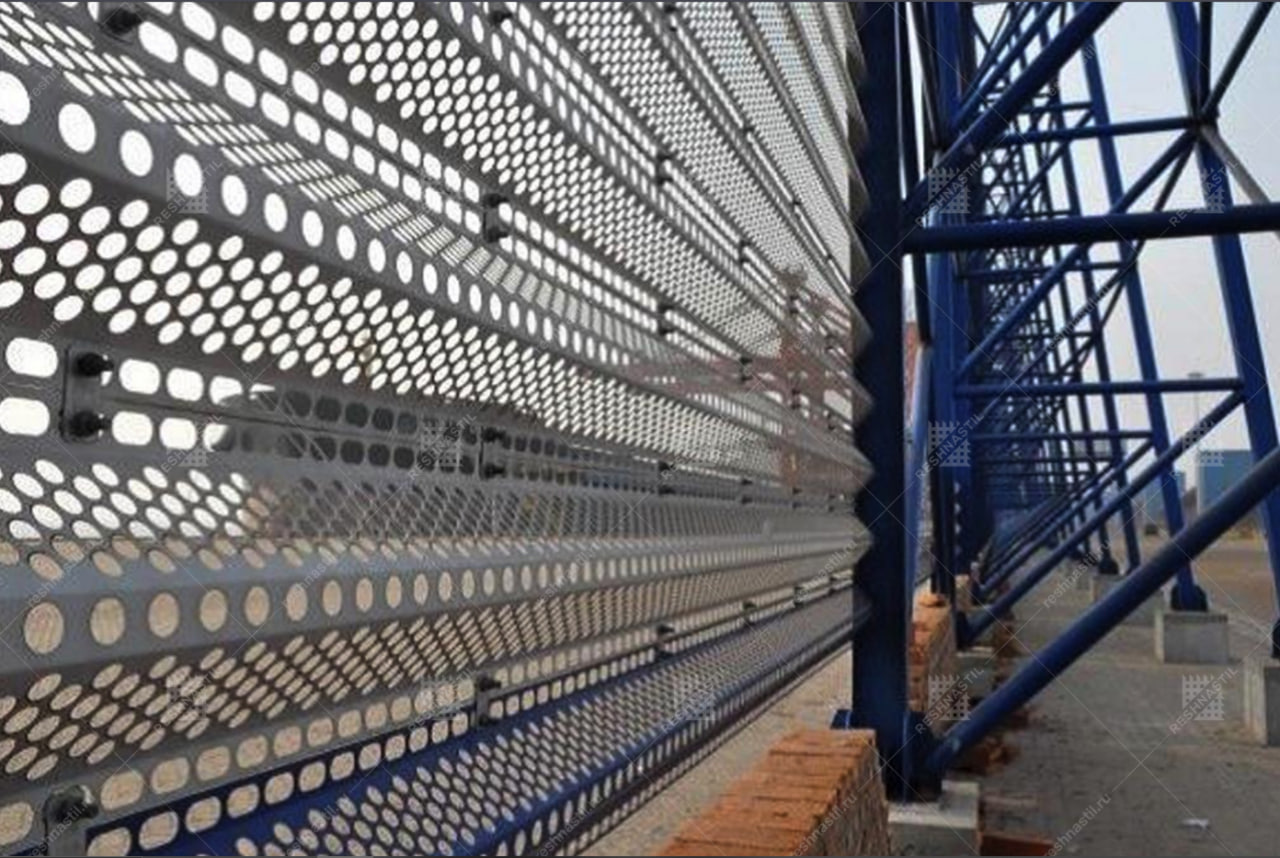 Монтаж перфолиста Т-6 стенового — пример узла/крепления