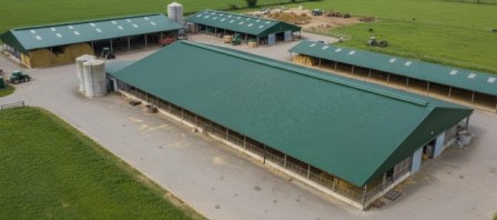 Сельхозобъект с кровлей из Н153