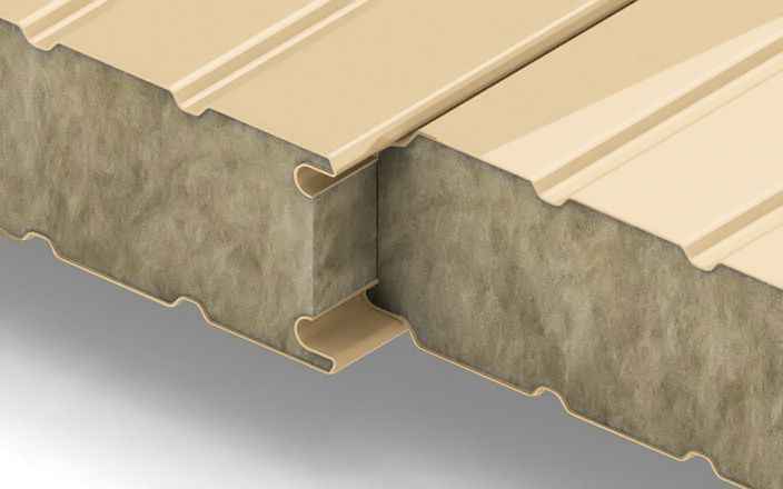 Стеновые сэндвич-панели минвата 100 мм