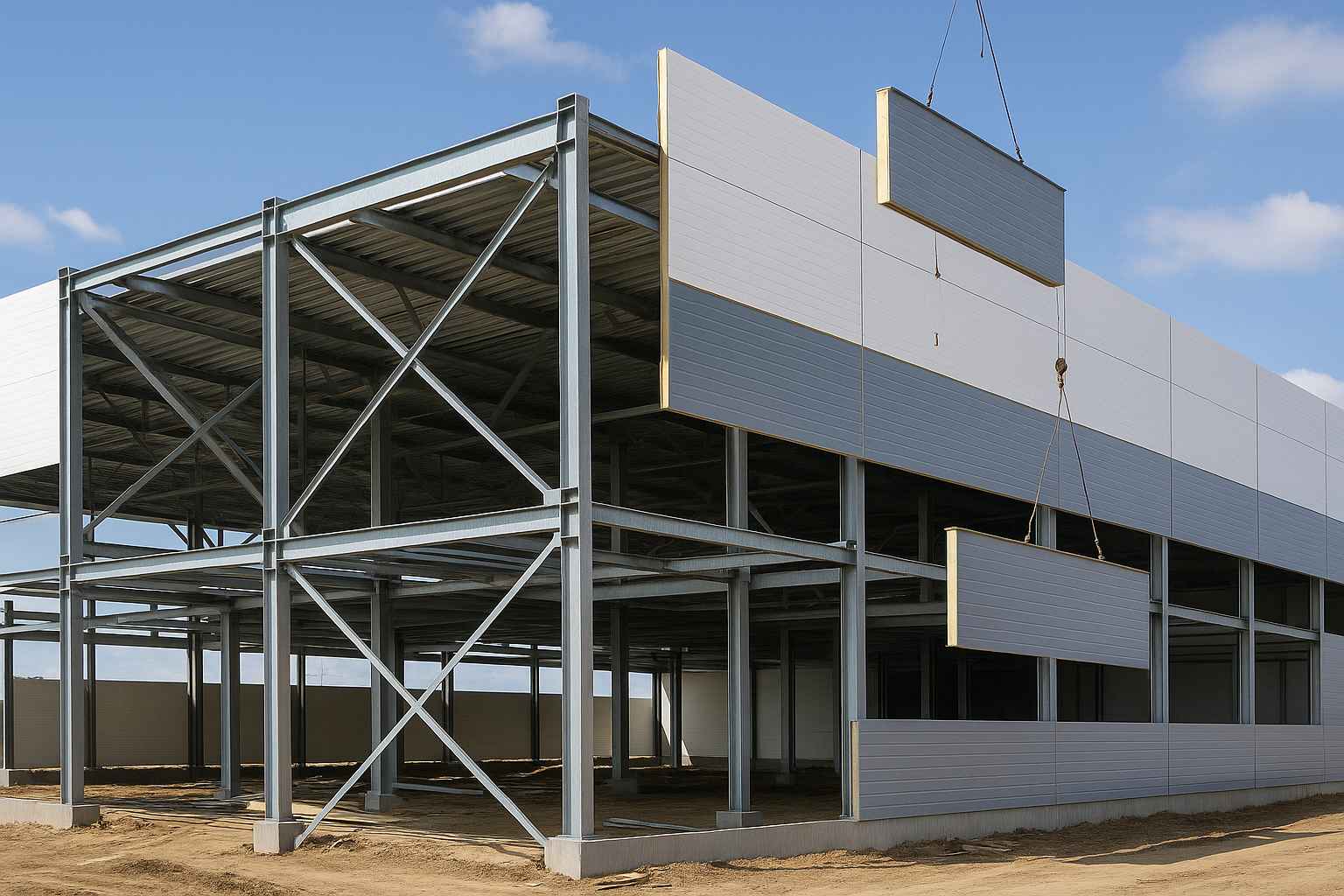 Стеновые сэндвич-панели 200 мм под заказ