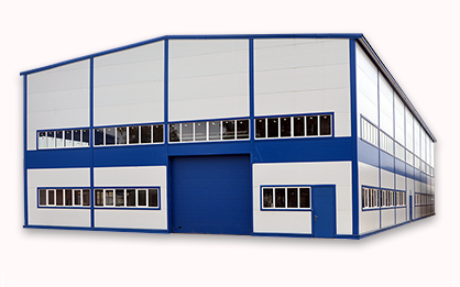 Стеновые сэндвич-панели 220 мм для производственных зданий