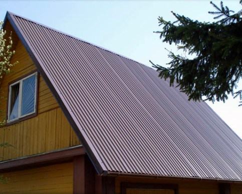 Перфорированный лист на кровле