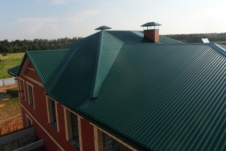 Перфорированный кровельный лист, цвет графит