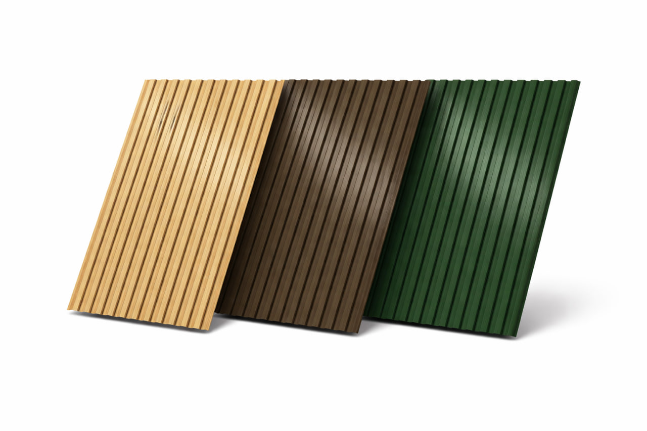 Профнастил на объекте